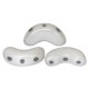 Les perles par Puca® Arcos kralen Opaque white ceramic look 03000/14400